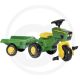 RollyTrac Dreirad mit Anhänger John Deere