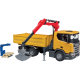 Bruder LKW Scania Super 560R mit Kran uns 2 Paletten 03551