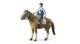 Figur Polizist mit Pferd 62505