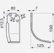 Bogenmesser links p.z. Carraro 98715